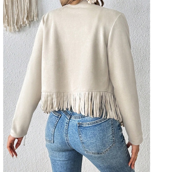 Western Studded Fringe Detail Jacket - Picture 4 of 7